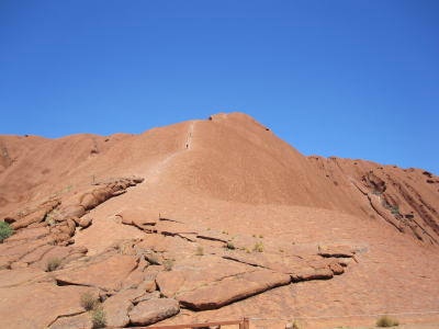 エアーズロック登山口入り口