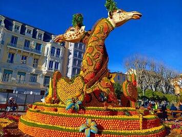 フレンドツアー　関西発　2025年02月09日出発　エミレーツ航空利用    南フランス・イタリア3つのカーニバルとお祭りを訪ねる9日間【コースコード：FE023】