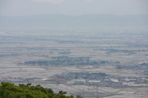 山頂展望台からの風景